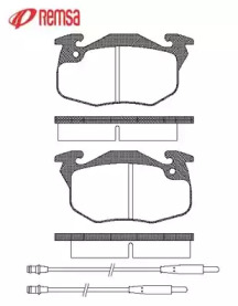 Комплект тормозных колодок METZGER 0192.34